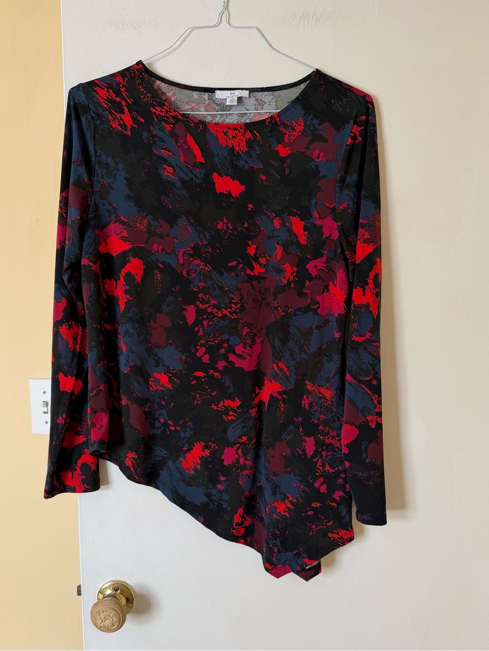 HALSTON top - size L - EUC - Asymmetric